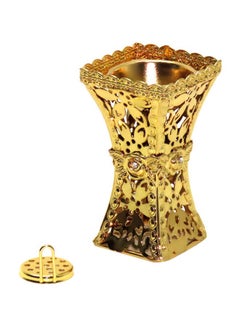 Buy Classic Incense Burner Gold 13x7x7cm in Saudi Arabia