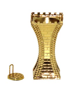 Buy Classic Incense Burner Gold 13x7x7cm in Saudi Arabia