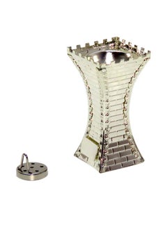 Buy Classic Incense Burner Silver 13x7x7cm in Saudi Arabia