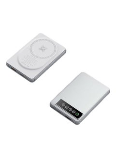 Buy 5000 mAh Magnetic Power Bank For iPhone 12/12 Pro/12 Pro Max White in UAE