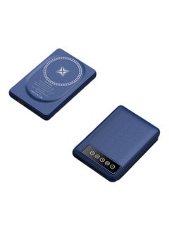 Buy 5000 mAh Magnetic Power Bank For iPhone 12/12 Pro/12 Pro Max Blue in UAE