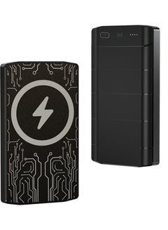 Buy 6000 mAh Magnetic Power Bank For iPhone 12/12 Pro/12 Pro Max Black in UAE