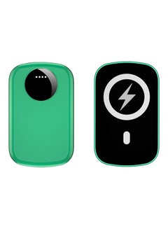 Buy 5000 mAh Magnetic Power Bank For iPhone 12/12 Pro/12 Pro Max Green in UAE