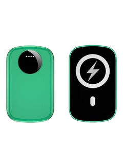 Buy 10000.0 mAh Magnetic Power Bank For iPhone 12/12 Pro/12 Pro Max Green in UAE