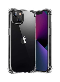 Buy Clear Case Compatible with iPhone 13 Transparent Cover TPU Protective with 4 Corners Bumper Shockproof Protection Soft Scratch-Resistant Anti-Drop Slim Thin Case 6.1Inch Transparent in UAE