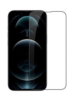 Buy Full Covering CP+ PRO Anti-Explosion Glass Screen Protector For Apple iPhone 13 Mini , 0.33mm Black in Saudi Arabia