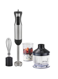 Buy Stainless Steel Stem Hand Blender With Chopper And Whisk 3-in-1 600W Korean Technology DHB2340 Black in Saudi Arabia