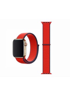 Buy Replacement Band For Apple Watch Series 6/SE/5/4/3/2/1 Dark Red in UAE