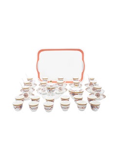 اشتري 53-Piece Tea And Coffee Set متعدد الألوان 26سم في السعودية