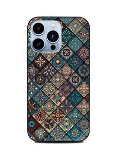 Buy Protective Case Cover for Apple iPhone 13 Pro Bkuish Mandala Pattern in Saudi Arabia