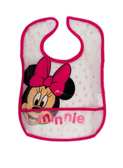 Buy Disney Minnie Mouse Printed Peva Bib in UAE