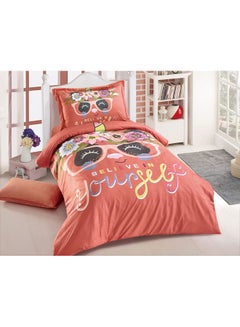 اشتري 4-Piece Winter Comforter Set مخمل Multicolour 230x180سم في السعودية