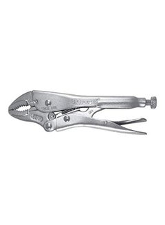 Buy Curved Jaw Locking Pliers Silver 7inch in UAE