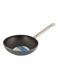 Buy Professional Non Stick Wok Pan Black 28cm in UAE