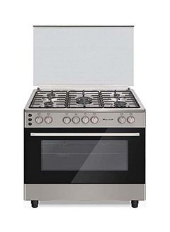 Buy 5-Burner Gas Cooking Range OG 9050 PRM IX stainless steel in UAE