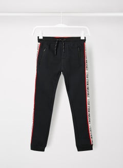 اشتري Boys Contrast Tape Joggers Black في مصر