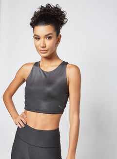 اشتري Studio Ombre Racerback Training Crop Top أسود في الامارات