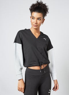 Buy Modern Sports Hoodie Black in UAE