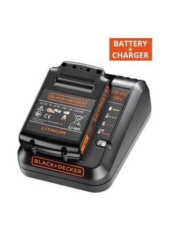 Buy Cordless Fast Charger Li-Ion Battery 1.5 Ah for Power Tools 18V BDC1A15-GB Orange/Black in UAE