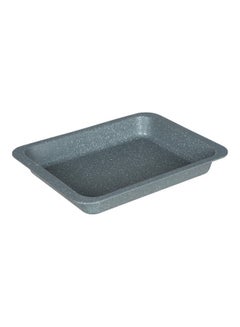 Buy Granite Rectangular Oven Tray Grey 36.5x27x4.8cm in Egypt