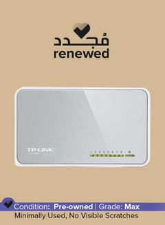 Buy Renewed - 8-Port 10/100Mbps Desktop Switch White in Saudi Arabia