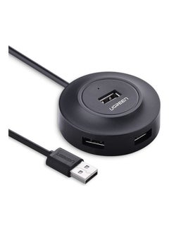 Buy Usb 2.0 Hub 4 Ports 1M Black in Egypt