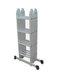 Buy 16-Step Multipurpose Ladder Silver/Black 4x4meter in UAE