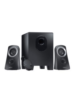 Buy Z313 2.1 Multimedia Speaker System With Subwoofer, Full Range Audio, 50 Watts Peak Power, Strong Bass, 3.5mm Audio Inputs, UK Plug, PC/PS4/Xbox/TV/Smartphone/Tablet/Music Player 980-000447 Black in Saudi Arabia