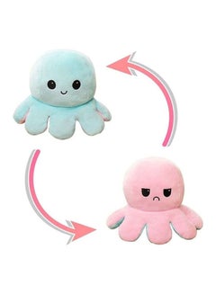 Buy Double-Sided Flip Stuffed Octopus Plush Doll For Kids, Pack of 1, 3+ Years 20cm in Egypt