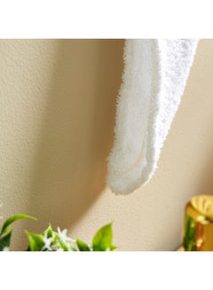 Buy Cotton Hair Wrap Towel White 68x23cm in UAE