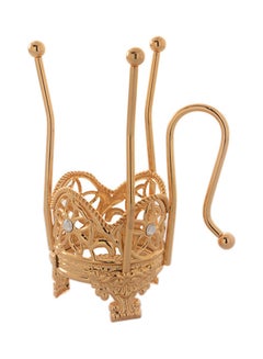 Buy Cup Holder Gold 8x8x18cm in Saudi Arabia