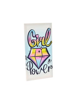 Buy Artistry Girl Power Print Canvas Wall Art Multicolour in UAE
