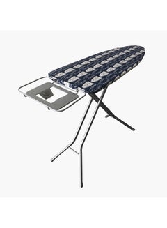 Buy Metal Ironing Board Blue/White/Silver 122cm in UAE