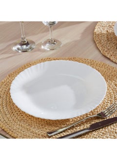 Buy Pearl Dinner Plate White Standard in UAE