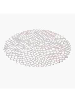 Buy Lucy Round Shaped Placemat White 40cm in UAE