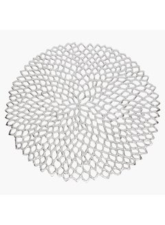 Buy Lucy Round Placemat Silver 40cm in Saudi Arabia