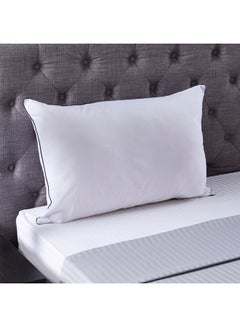 Buy Hilton Pillow Cotton White 50x75cm in Saudi Arabia