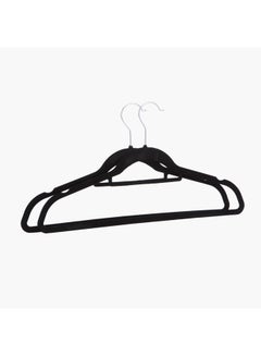 اشتري 2-Piece Velvet Hanger أسود Standard في الامارات