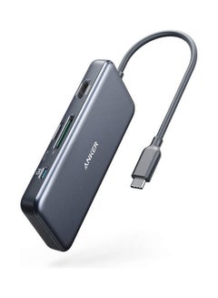 Buy USB C Hub, PowerExpand Grey in UAE