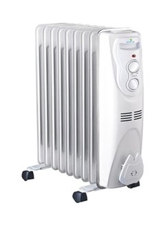 Buy 9 Fins Oil Heater 2000.0 W GOH0920TC White in UAE
