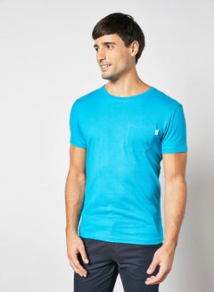 Buy Patch Pocket T-Shirt Light Blue in Saudi Arabia