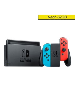 Buy Switch with Neon Blue and Red Joy‑Con in UAE