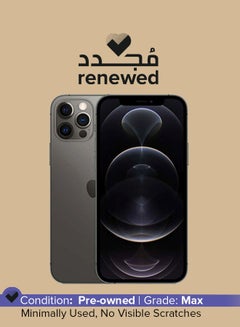 اشتري Renewed - iPhone 12 Pro With Facetime 512GB Graphite 5G - International Version في السعودية