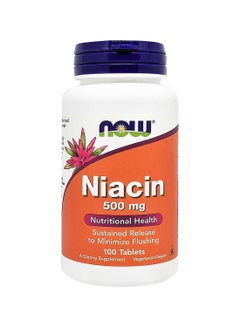 Buy Niacin Dietary Supplement - 100 Tablets in UAE