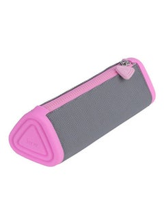 Buy Silicone Triangle School Pencil Case Fuchsia in Egypt