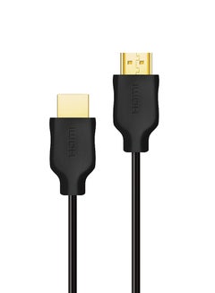 اشتري كابل HDMI 2.0 ذات دقة فائقة الوضوح 60 هرتز بدقة 4K وطول مترين أسود في الامارات