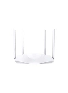 Buy Wi-Fi 6 Dual Band AX1800 6dBi 4 Port Gigabit Router - TX3 White in UAE