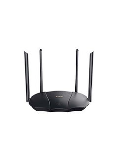 Buy Wi-Fi 6 Dual Band AX3000 Ultra Fast 4 Port Gigabit Router Black in Saudi Arabia
