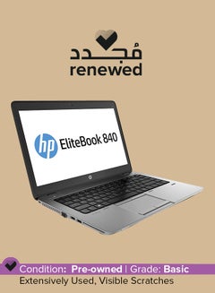 Buy Renewed - Elitebook 840 G1 Laptop With 14-Inch Display,Intel Core i5 Processor/4th Gen/8GB RAM/256GB SSD/â€ŽIntel HD Graphics 4400 Black Black in UAE