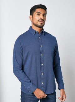 Buy Essential Denim Shirt Blue in Saudi Arabia
